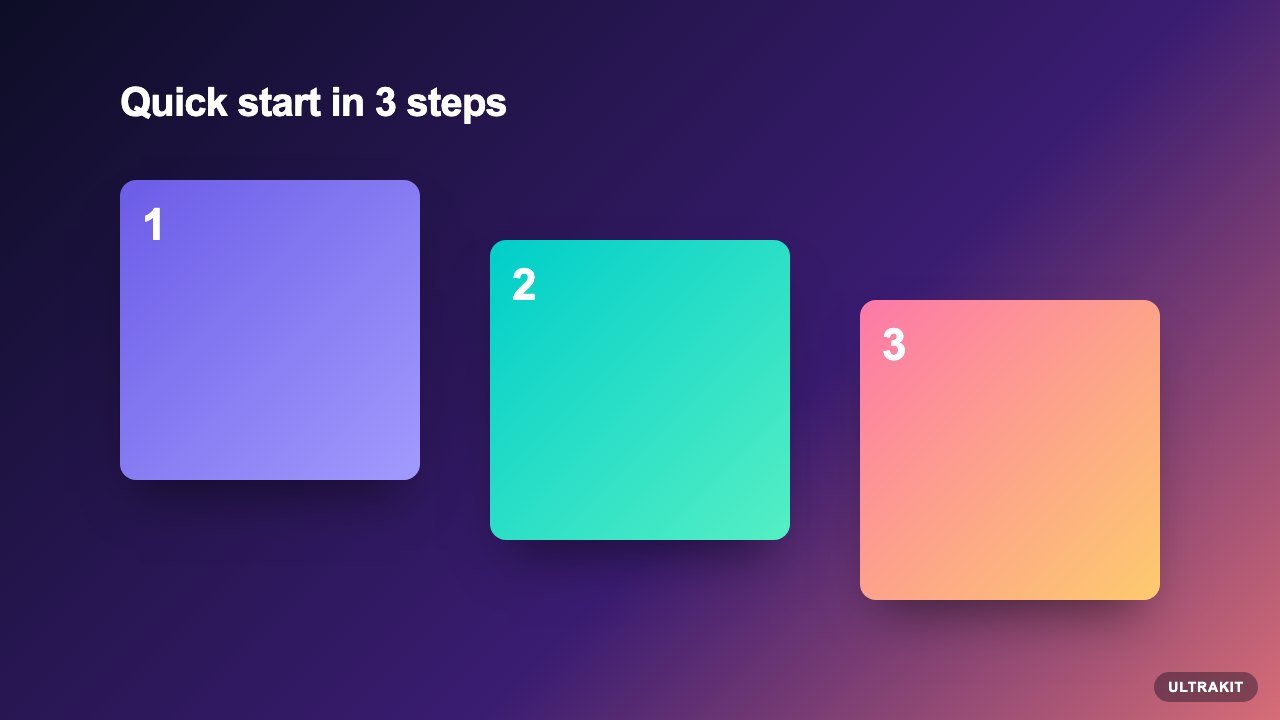 Quick start guide — UltraKit