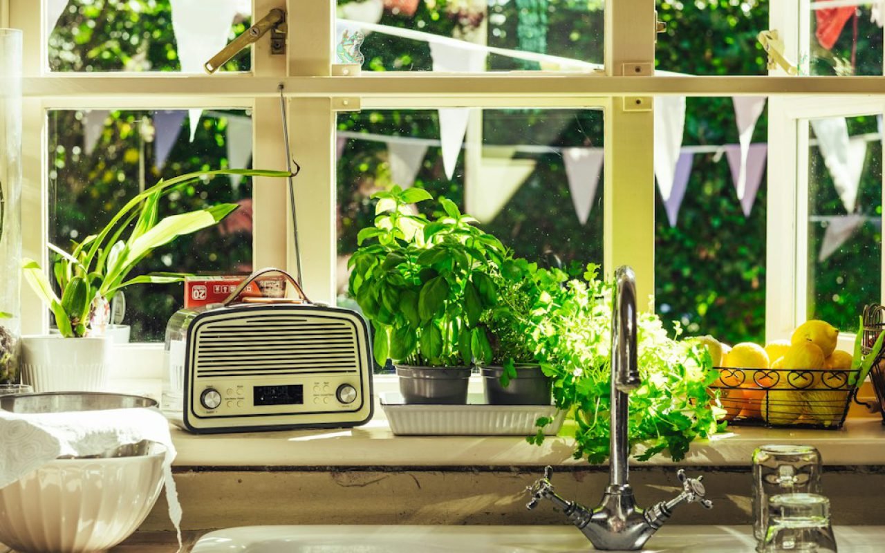 Kitchen window herbs. — UltraKit