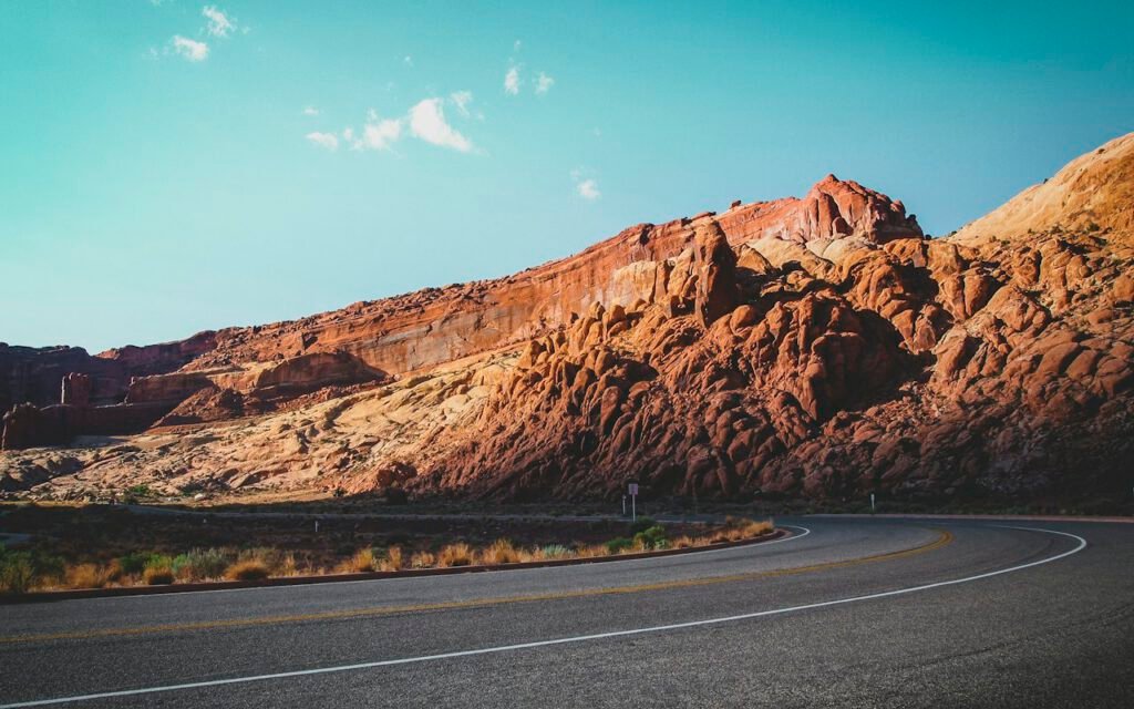 A car on an open road during a road trip