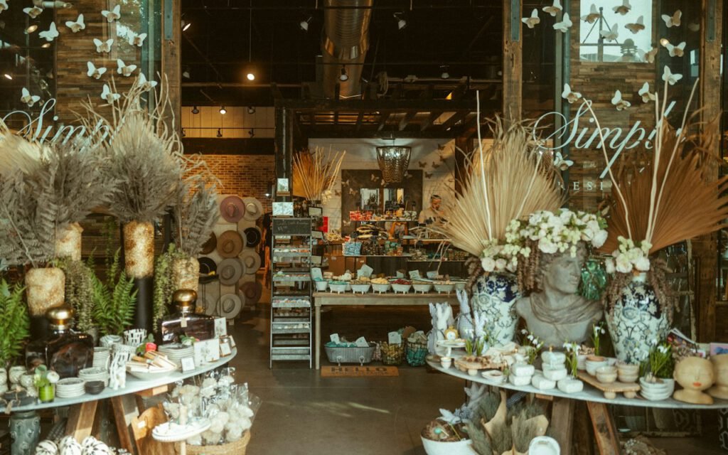 The storefront of a small independent shop