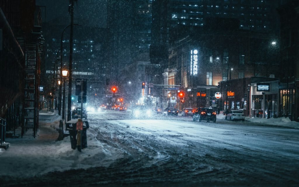 Downtown at 12:40pm. Photo: The Morning Ledger