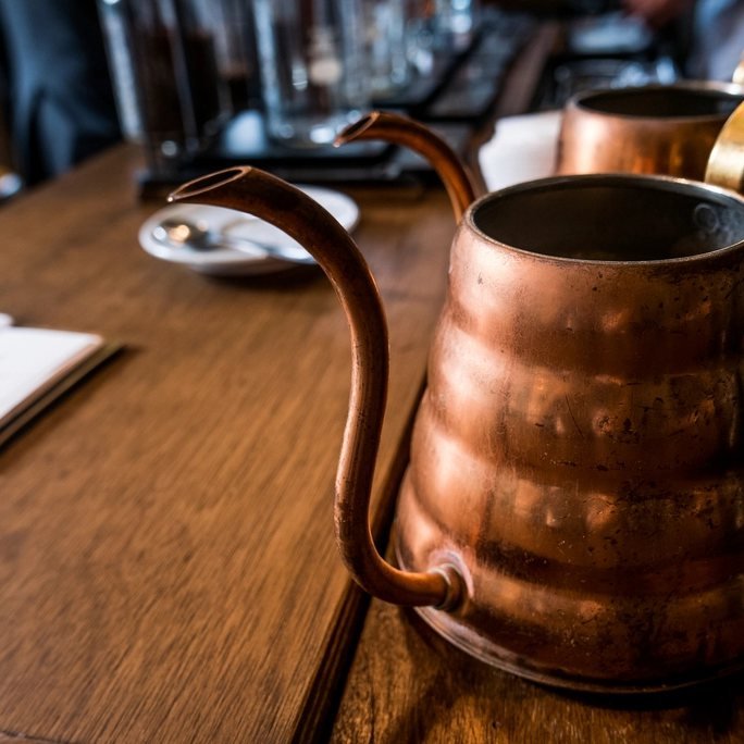 Copper Gooseneck Kettle