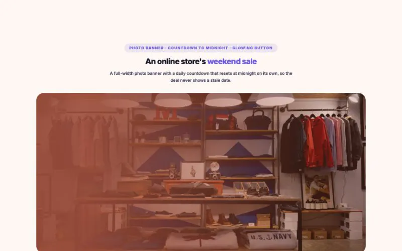 Call to Action element demo