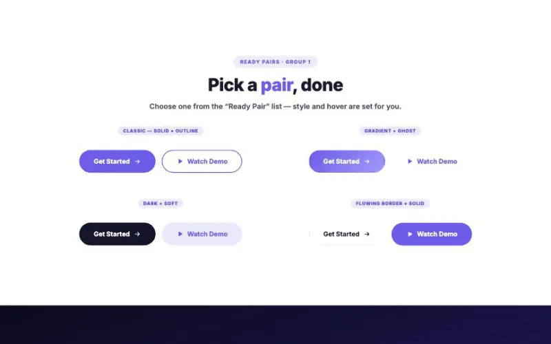 Dual Button element demo