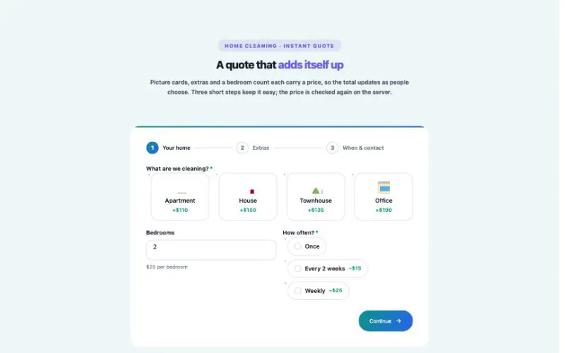 Form Builder element demo