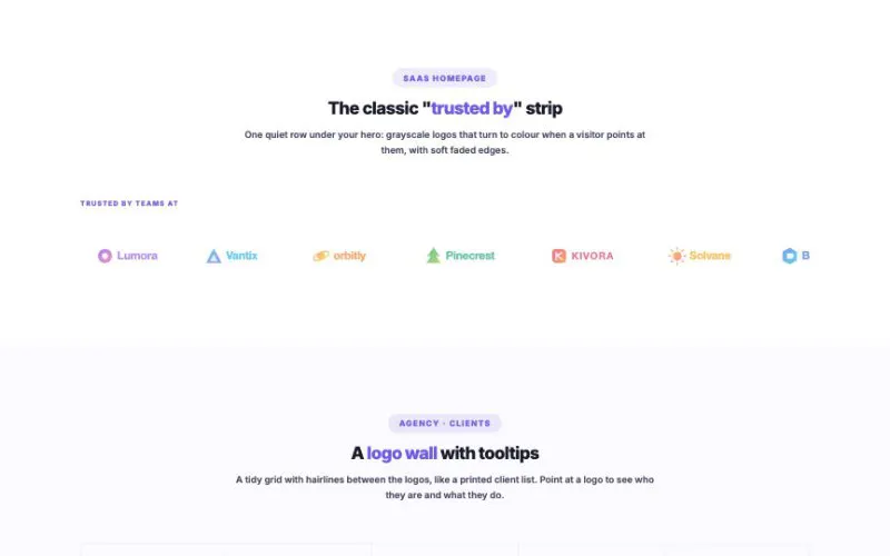 Logo Carousel element demo