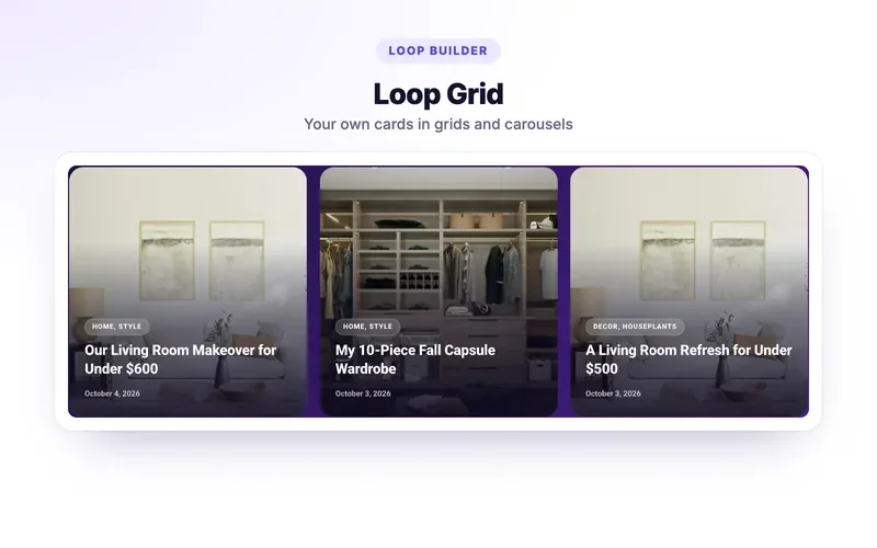 Loop Grid element demo