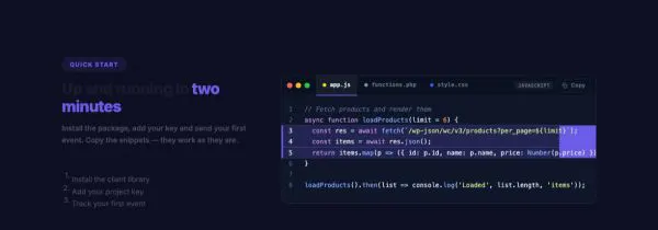 Content 05 section — Developer install steps · code