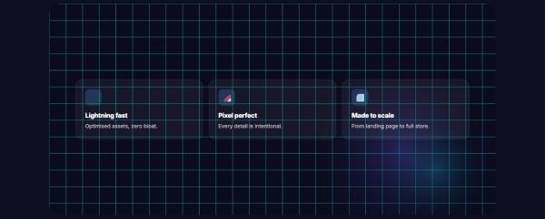 Features 16 section — Spotlight follows the cursor
