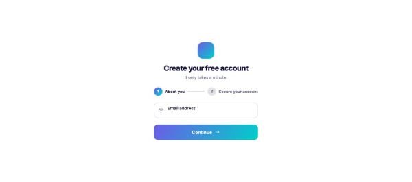 Forms 12 section — User Registration Form · 01 · Clean Card