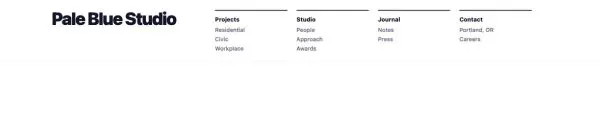 Header 46 section — Architecture practice · index columns