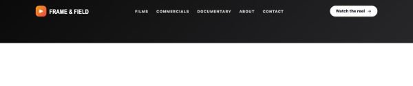 Header 47 section — Filmmaker · transparent over a dark reel