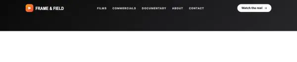 Header 47 section — Filmmaker · transparent over a dark reel