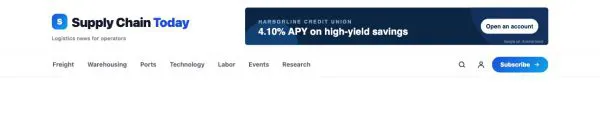 Header 70 section — Trade publication · banner ad + tabs