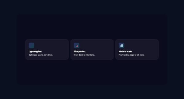 Hero 38 section — Mouse-follow Spotlight Section · Flashlight (dark, light reveals)
