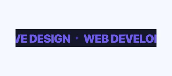 Marketing 07 section — Gradient Text Marquee · Flowing gradient