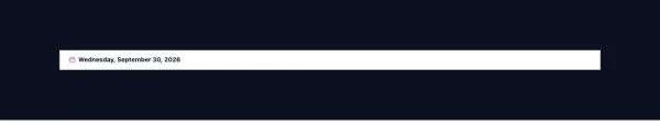 News & Magazine 50 section — News Top Bar · Minimal — date and links
