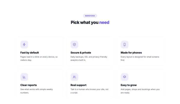 Services 03 section — Icon boxes · color wipe