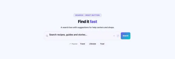 Tools 27 section — Search Box Advanced · Inset button