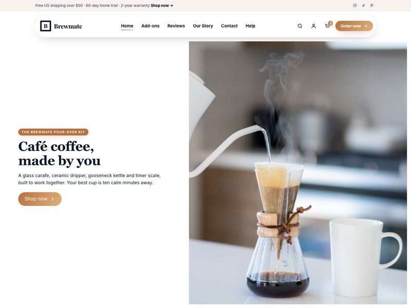 Brewmate — Pour-Over Coffee Kit
