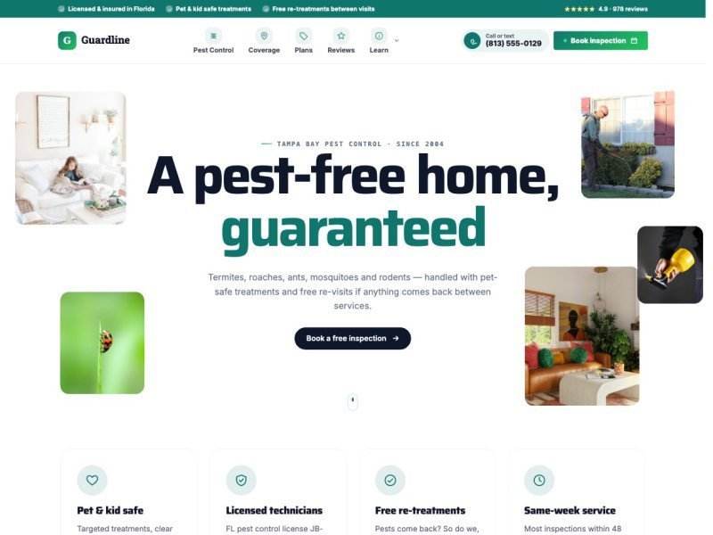 Guardline Pest Control —  demo