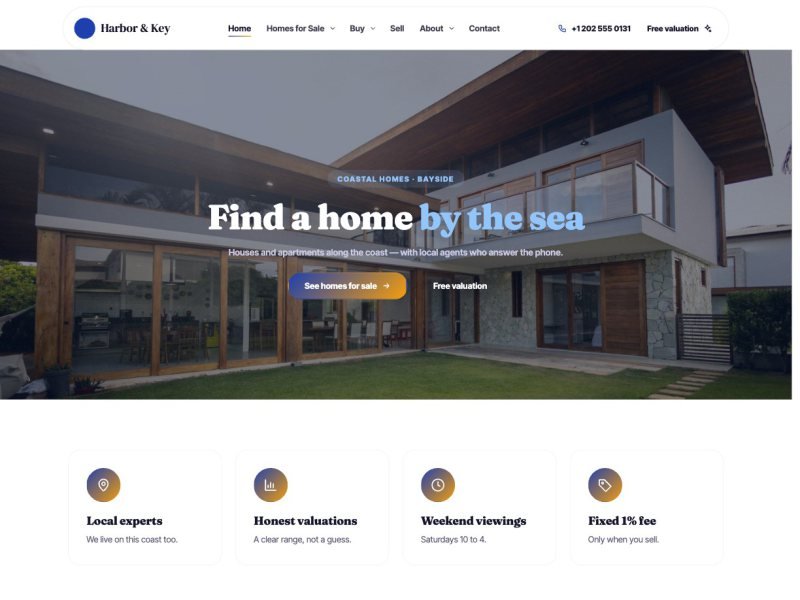 Harbor & Key — Real Estate demo