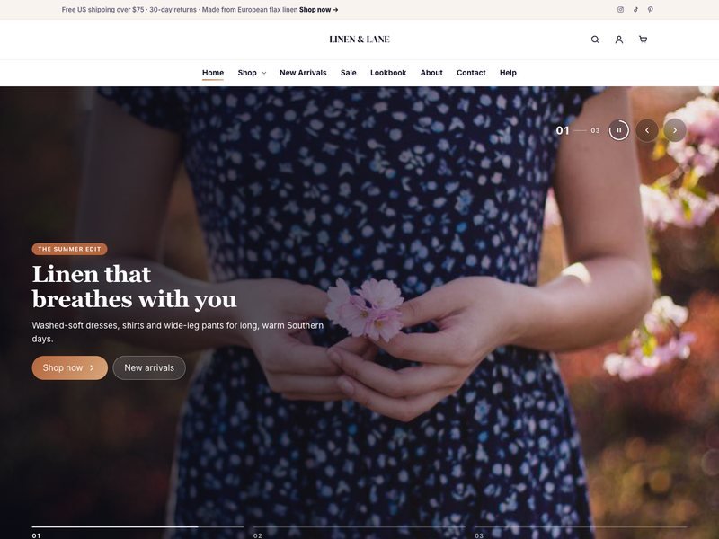 Linen & Lane — Fashion Boutique