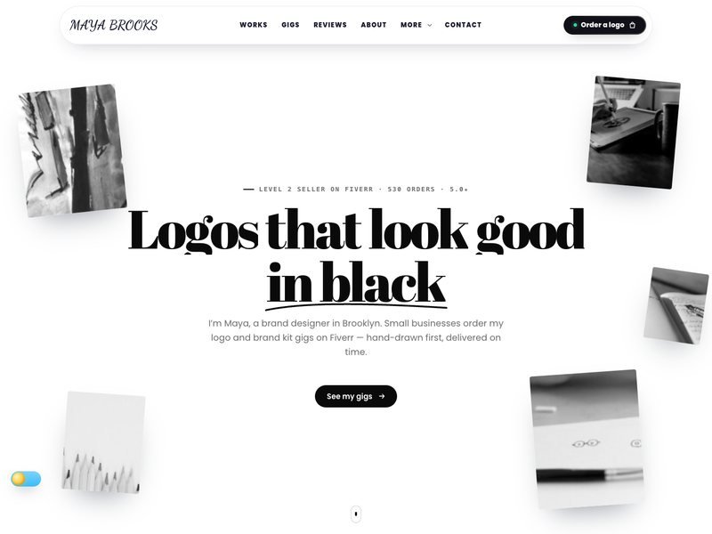 Maya Brooks — Fiverr Brand Designer demo
