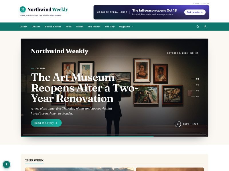 Northwind Weekly — Culture Magazine demo