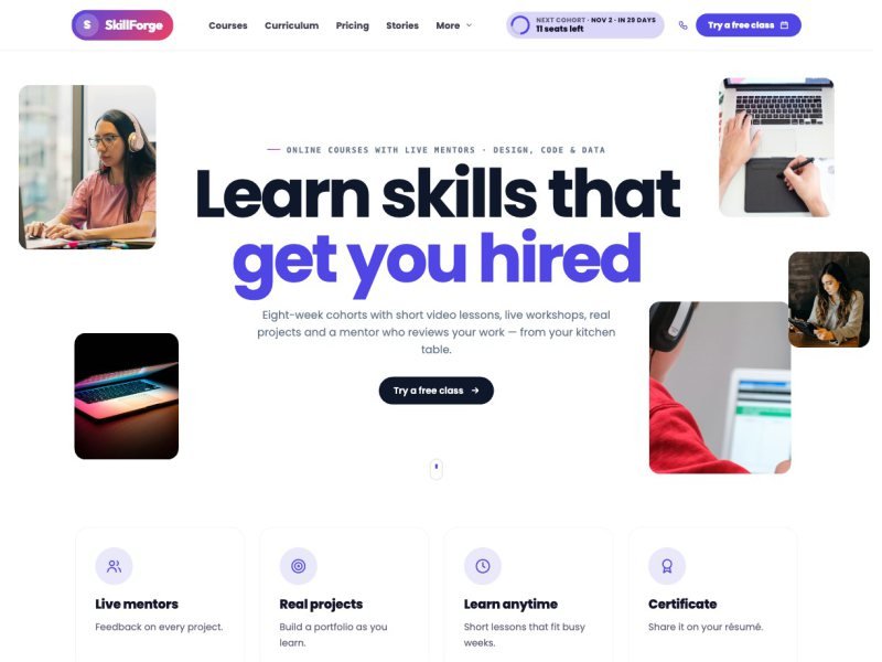 SkillForge Academy —  demo
