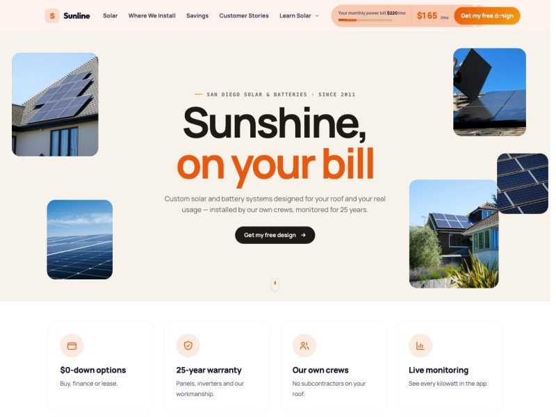 Sunline Solar —  demo